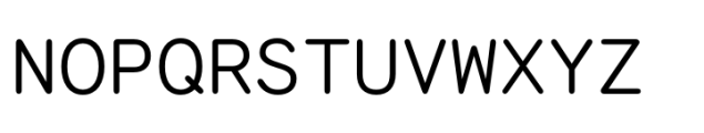 Monosten Pro Light Font UPPERCASE