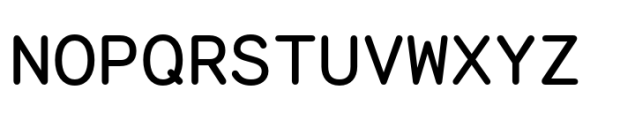 Monosten Pro Regular Font UPPERCASE