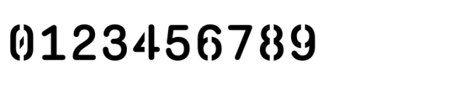 Monosten Stencil Pro Bold Font OTHER CHARS