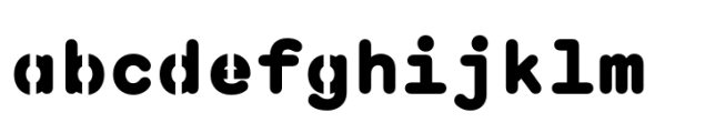 Monosten Stencil Pro Fat FONT