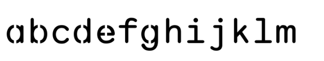 Monosten Stencil Pro Variable FONT