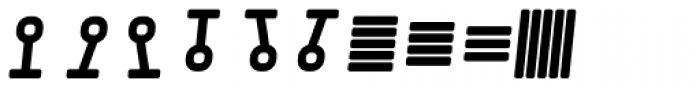 Monostep Geometrics Rounded Bold Italic Font OTHER CHARS