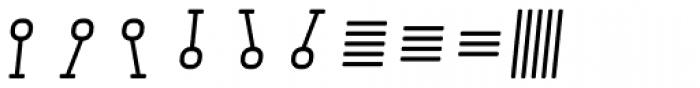 Monostep Geometrics Rounded Light Italic Font OTHER CHARS