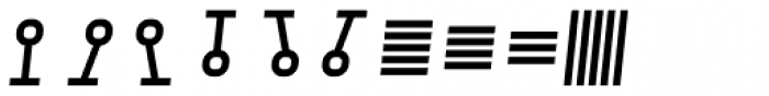 Monostep Geometrics Straight Regular Italic Font OTHER CHARS