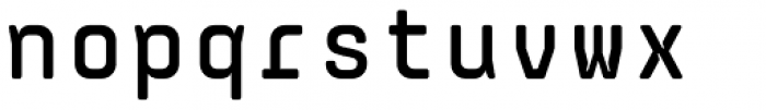 Monostep Rounded Bold Font LOWERCASE
