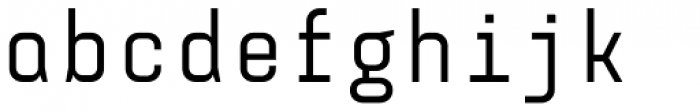 Monostep Straight Regular Font LOWERCASE
