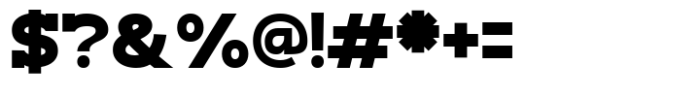 Monostruct Extra Bold Font OTHER CHARS