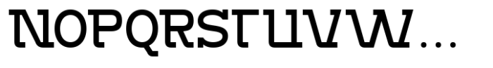 Monostruct Medium Font UPPERCASE