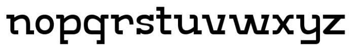Monostruct Medium Font LOWERCASE