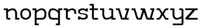 Monostruct Regular Font LOWERCASE
