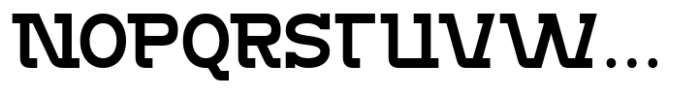 Monostruct Semi Bold Font UPPERCASE