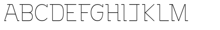 Monostruct Thin Font UPPERCASE