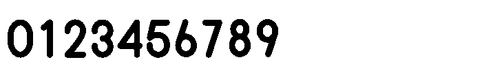 Monotrax Bold Font OTHER CHARS