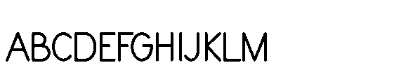 Monotrax Regular Font UPPERCASE