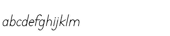 Monotrax Thin Italic FONT
