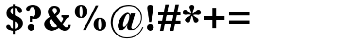 Monotype Baskerville Pro Bold Font OTHER CHARS