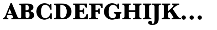 Monotype Baskerville Pro Bold Font UPPERCASE