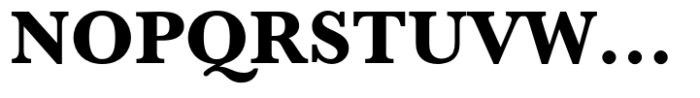 Monotype Baskerville Pro Bold Font UPPERCASE