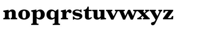 Monotype Baskerville Pro Bold Font LOWERCASE