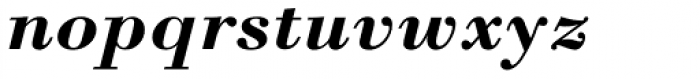 Monotype Bodoni Std Bold Italic Font LOWERCASE