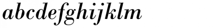 Monotype Bodoni Std Italic Font LOWERCASE