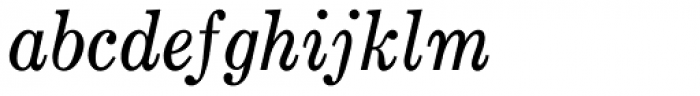 Monotype Century Pro Expanded Italic Font LOWERCASE