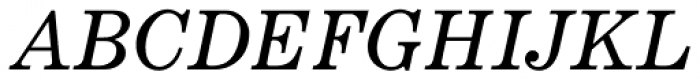 Monotype Century Std Expanded Italic Font UPPERCASE