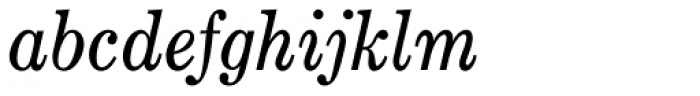 Monotype Century Std Expanded Italic Font LOWERCASE