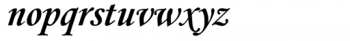 Monotype Corsiva Bold Italic Font LOWERCASE