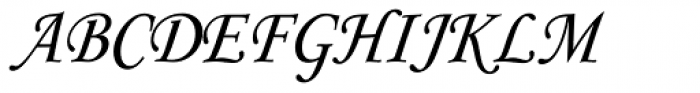 Monotype Corsiva Italic Font UPPERCASE