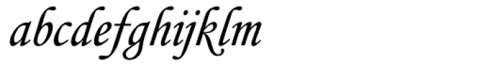 Monotype Corsiva Italic Font LOWERCASE