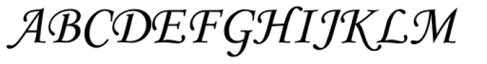 Monotype Corsiva WGL Regular Font UPPERCASE