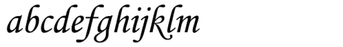 Monotype Corsiva WGL Regular Font LOWERCASE