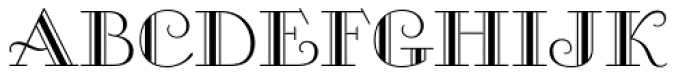 Monotype Gallia Std Regular Font UPPERCASE