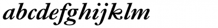 Monotype Garamond Pro Bold Italic Font LOWERCASE