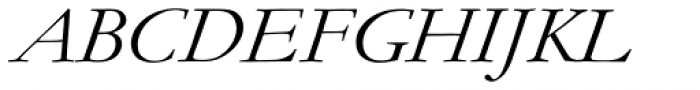 Monotype Garamond Std Italic Font UPPERCASE