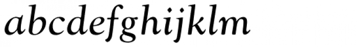 Monotype Goudy Catalogue Pro Italic Font LOWERCASE