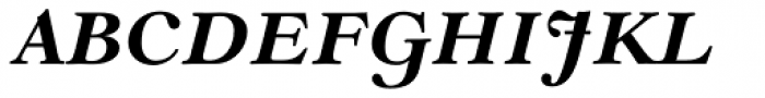 Monotype Goudy Modern Pro Bold Italic Font UPPERCASE