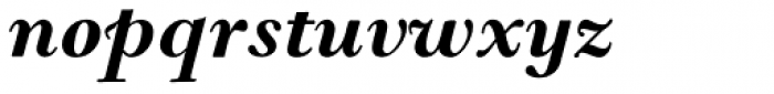 Monotype Goudy Modern Pro Bold Italic Font LOWERCASE