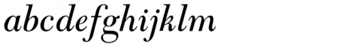 Monotype Goudy Modern Pro Italic Font LOWERCASE