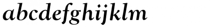 Monotype Goudy Pro Bold Italic Font LOWERCASE