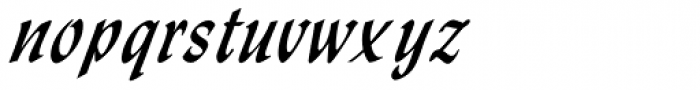 Monotype Lydian Pro Cursive Font LOWERCASE