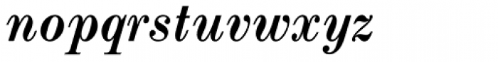Monotype Modern Bold Italic Font LOWERCASE
