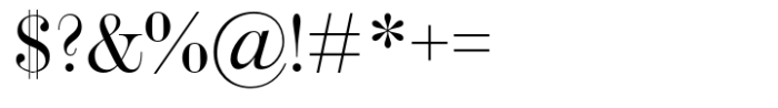 Monotype Modern Display Regular Font OTHER CHARS