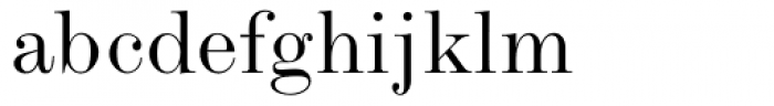 Monotype Modern Extended Font LOWERCASE