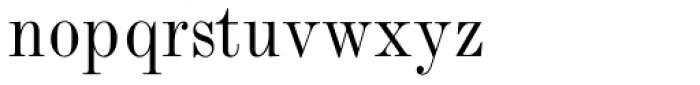 Monotype Modern Std Condensed Font LOWERCASE