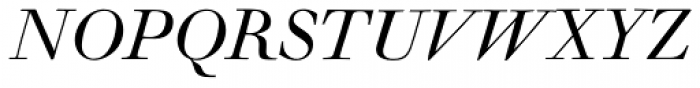 Monotype Walbaum Std Italic Font UPPERCASE