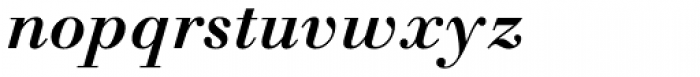 Monotype Walbaum Std Medium Italic Font LOWERCASE