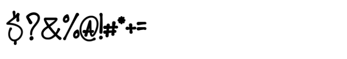 Monovibe Graffiti Regular Font OTHER CHARS