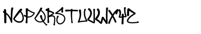 Monovibe Graffiti Regular Font LOWERCASE